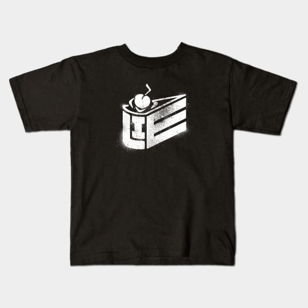 The Cake is a LIE Kids T-Shirt by R-evolution_GFX